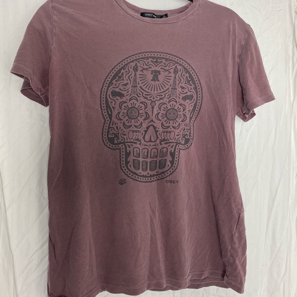 Purple Obey shirt